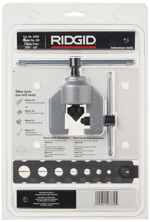 Beefy Flare Tool For 45 Degree Flares With Single Clamp Screw For Easy Tubing Clamping And Quick Removal Pro Gray Small
