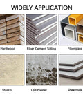 3-1/2 inch carbide grit hole saw for cutting stucco, plaster, cement board, drywall, PVC.