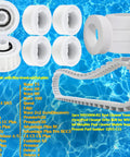 Cc Plus Economy Replacement Parts Kit with timing track, climbing ring, guide wheels for Dolphin Maytronics pool robots.