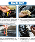 Engine Oil Level Indicator Dipstick Gauge Replacement Fits Chevrolet Cruze 2011 2015 Sonic 2012 2015 Trax 2015 Buick Encore 2013 2015 1.4L 4 Cylinder OE 55574244 in use step-by-step guide
