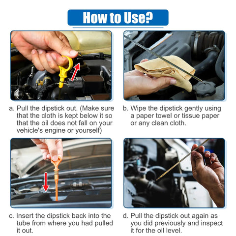 Engine Oil Level Indicator Dipstick Gauge Replacement Fits Chevrolet Cruze 2011 2015 Sonic 2012 2015 Trax 2015 Buick Encore 2013 2015 1.4L 4 Cylinder OE 55574244 in use step-by-step guide