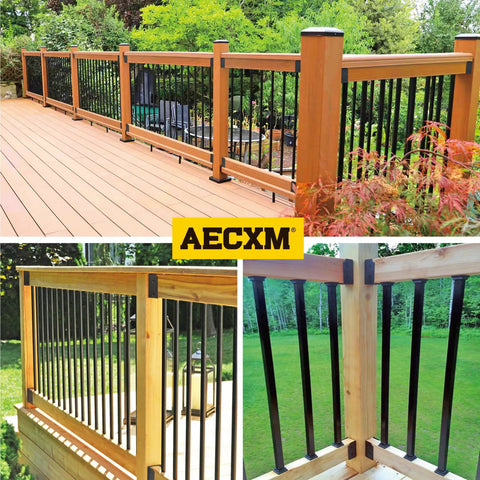 Heavy Duty 201 Stainless Steel Deck Railing Connector Set One And A Half Inch By Three And A Half Inch Actual Size in use