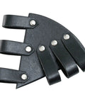 Universal Leather Sword Frog With Steel Hardware, Compatible With Long Swords And Rapiers, 5.5 Inch Overall, Diagonal Hang