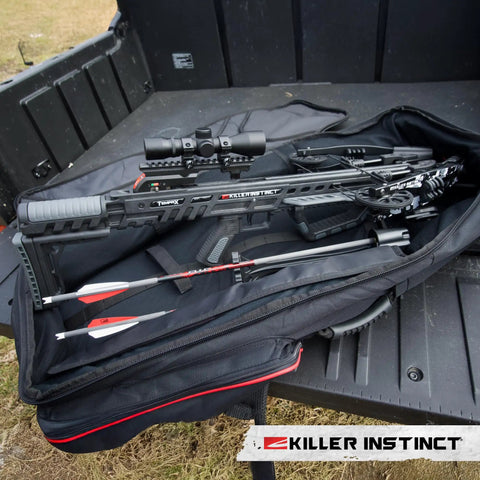 Beast Mode Crossbow Kit With 405 FPS Power And 195 Lb Draw Weight X Cam Synchronized System Lumix 4x32 Scope in carrying case