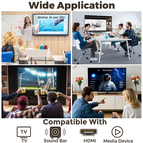 Wide application of In Wall Cable Management Kit With Recessed Outlet Box And Four Power Ports for various settings.