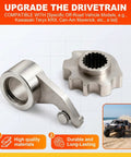 Detent Star And Drive Train Roller Pawl Replacement For Ace Offroad UTV Premium Alloy Steel Wear Resistant Precision Shifting Durable Gearbox Upgrade Smooth Engagement Ready For Harsh Trails; alloy steel detent star and roller pawl set