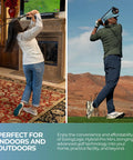 Indoor and outdoor use of Hybrid Golf Launch Monitor For Ball Speed Club Speed Distance And Smash Factor Portable Bluetooth GPS