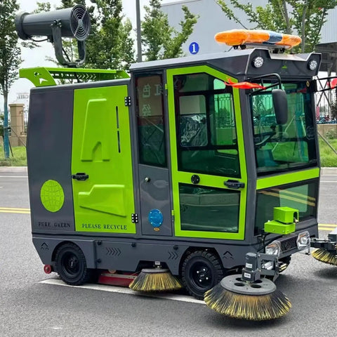 Heavy Duty Commercial Ride On Floor Sweeper Machine For Industrial Warehouse And Factory Cleaning. Powerful Self Propelled Floor Cleaning Equipment Makes Quick Work Of Debris Dust And Dirt. Efficient Sweepers Ready To Boost Your Cleaning Game