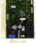 Washer Electronics Control Board DC92-01063A OEM Authorized Repair Part, green PCB module, shown with components.