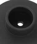 Close-up of Beefy Bottle Jack Pad Iron Lift Pad For Bottle Jack Saddle 6 Ton 4 Inch Base with central hole detail.