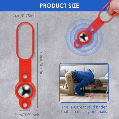 Heavy Duty Solid Gear Magnetic Stud Finder With 27 Lbs Pull Power To Snag Nails And Screws In Drywall Or Tile No Sweat Required Pocket Size Wall Tracker For Weekend Warriors