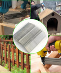 Heavy Duty 18 Gauge Brad Nails 5000 Count 1 1/4 Inch Length Galvanized Coating displayed in use with pneumatic nailer on woodworking projects.