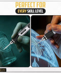 USB Rechargeable Mini Engraving Pen Cordless Rotary Tool engraving glass and ceramic with precise control