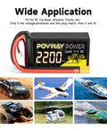 3S 2200mAh 11.1V Lipo Battery Pack With 50C Discharge And XT60 Plug, Shorty Form Factor, Soft Case For RC Cars and Drones