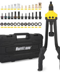 16 Inch Rivet Nut Tool Kit with Auto Release Nutsert 13 Mandrels and 130 Threaded Rivet Nuts Durable Hand Riveter Set shown