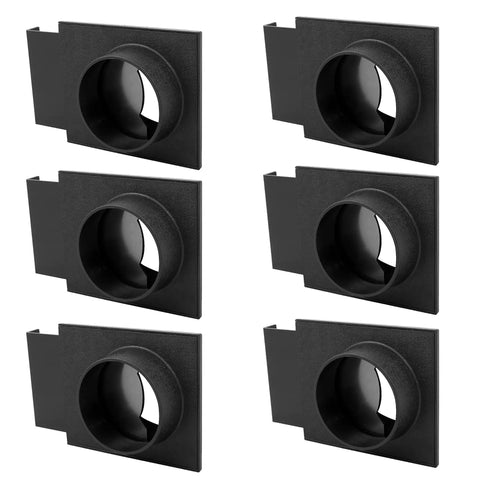 Six Pack 4 Inch Blast Gates With Double Sided Ports For Dust Collection Systems And Shop Vacuums With 4 Inch Hoses