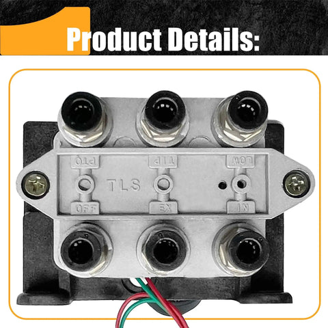 Dump Truck Hoist Control Valve Air Kit With Kickout For Hydraulic System K90 Dual Valve top view details