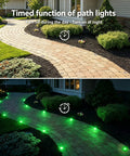 Smart WiFi RGB Deck Lights Kit 30 Pack For Outdoor Patio And Steps, Low Voltage 12V Recessed LED, Waterproof IP67 path lighting