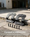 Heavy Duty Truck Bed Mounting Bracket Kit For BedXtender Extender Fence Secure Pole Support Easy Install Built To Haul