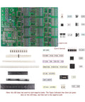 Three Pack SMD Soldering Practice Kit For SMT Training Boards With Easy To Hard Components Showing Components Layout