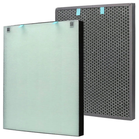 Air400 Compatible Replacement 400 Filter Set With Activated Carbon Filter 2521 And 2520 Parts 1 Plus 1 Pack, showing filter pair.