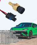 Plug And Play Engine Coolant Temperature Sensor With Pigtail Connector Harness For Chevy Gmc Buick Cadillac Saturn showing sensor with wiring.