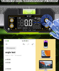 No Fuss Wireless Digital Angle Finder Tool With Dual Axis Alignment And Spot On Accuracy Featuring A Heavy Duty Magnetic Base for slope readings