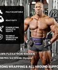 Heavy Duty 6 Inch Nylon Weight Lifting Belt For Powerlifting And Strength Training With Contoured Lower Back Support For Crushing Gym Sessions And Legit Muscle Gains worn by a muscular man in the gym.