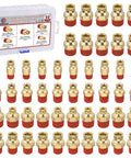 50 Piece Quick Push To Connect Fittings Kit Brass Male Straight Adapters NPT For One Quarter And Three Eighths Inch Tubing