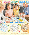 Family enjoying Treasure Box STEM Kits For Kids 24 Pack Party Favors Toys With Four Designs Build And Create Activities
