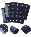 Built Tough Cut Resistant Wrist Sleeves For Mechanics And Yard Crews lightweight dark blue weave with grommets for easy wear.