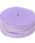 Ycauty 50 Pack Ceramic Sanding Discs For Wood Metal And Car With Hook Loop Fast Cut Porous Design Low Dust stack of sanding discs