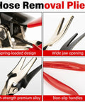 Hose Removal Pliers For Auto And Marine Use Easy Grip Hose Separator Tool For Fuel And Vacuum Lines Quick Release Pliers