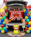 Circus Theme Party Decorations Kit With Balloon Garland In Red Blue Yellow Green Teal Foil Hot Air Balloons Lion Balloons