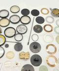 Top Shelf Bulk Lot Of Precision Dial Test Indicator Spare Parts And Hardware Kit For Industrial Mechanics Featuring Metric And Imperial Gauge Sets - assorted gauges and components.