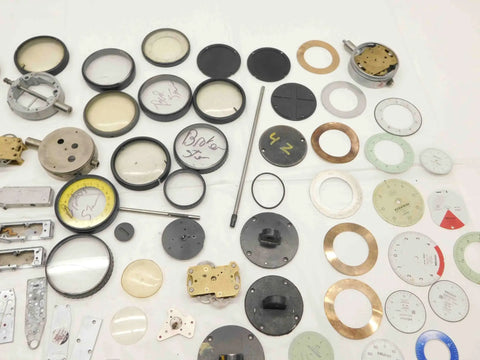 Top Shelf Bulk Lot Of Precision Dial Test Indicator Spare Parts And Hardware Kit For Industrial Mechanics Featuring Metric And Imperial Gauge Sets - assorted gauges and components.