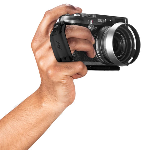 Micro Clutch I Plate Hand Strap For Mirrorless Cameras With Low Profile Finger Loop Battery Access ARCA Compatible Baseplate Secure Grip