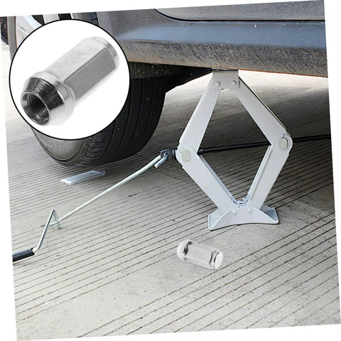 Heavy Duty Chrome Plated Steel Lug Nuts Seals Anti Rust Wheel Bolt Kit For Auto And RV Secure Fit Replacement Accessories Assorted Washers on RV jack