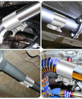 Four Piece 2.5 Inch Exhaust Clamp Set Stainless Steel 304 Quick No Weld Butt Joint Band Sleeve Coupler for Pipes and Mufflers