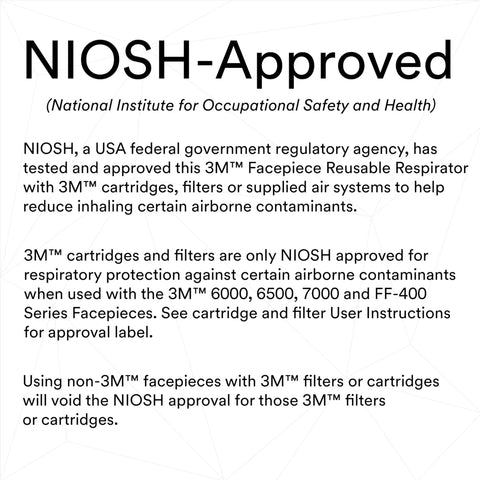Your Go To Reusable Half Facepiece Respirator 7502 With NIOSH Approval, Cool Flow Valve, Integrated Dropdown Suspension, Bayonet Connections, Dual Airline Supplied Air Compatible, For Chemical Handling And Painting
