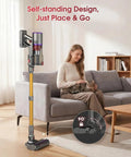 Total Game Changer Cordless Stick Vacuum Cleaner Delivering Raw 55Kpa Suction and Smart Anti Tangling Brushes in home setting