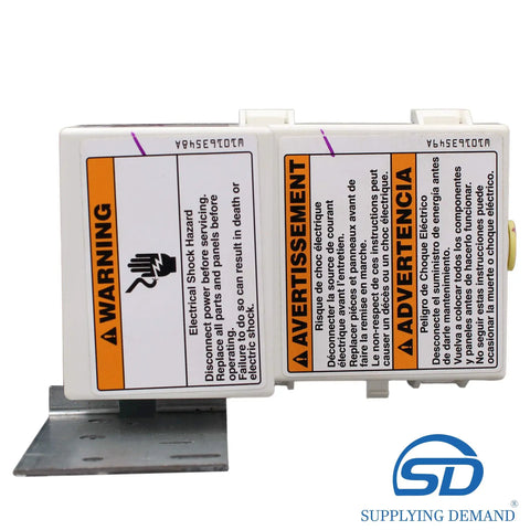 Ice Maker Water Valve Replacement For Model Specific Ice Machines 120V 60Hz 20W with Warning Label, Side View