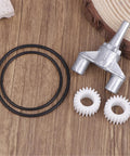 Heavy Duty Transmission Gear Bearing Set For K1K2K3 Car Wash Machines, metal knuckles, washers on wooden surface
