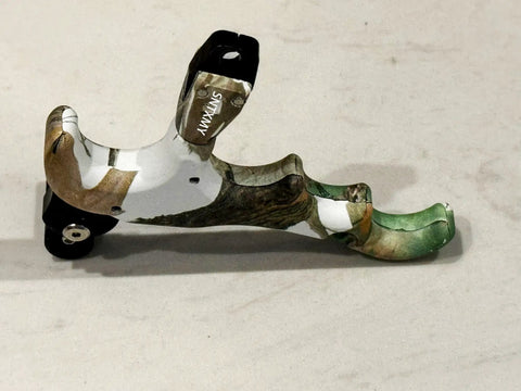 360 Degree Rotatable Thumb Release for Compound Bow Archery Trigger Release with Automatic Jaw Closure CAMO finish