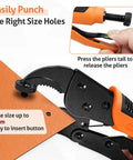 All In One Heavy Duty Snap Fastener Tool Kit With Three Dies And Forty 15mm Stainless Snaps Plus Two Rubber Rings punching hole in fabric