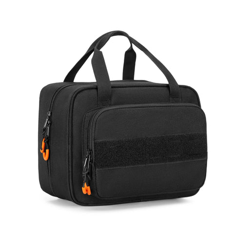 Carrying Case For Klein Tools 80101 ET310 AC Circuit Breaker Finder And Electrical Test Tools, black nylon, front view