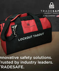 Valve Lockout Tagout Kit For 55 LOTO Devices Including Ball, Butterfly, And Gate Valves, Locks, Cables, Hasps, And Tags, OSHA Compliant
