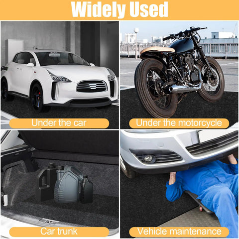 Oil Spill Mat For Garage Floor 36 Inch By 60 Inch Under Car Oil Change Mat under car and motorcycle, in trunk, and during maintenance