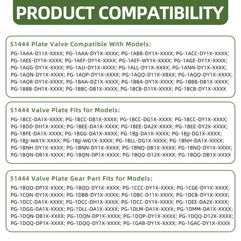 Valve Plate For Hydro Gear PG Series Hydraulic Pump BDP 10A 51246 Replacement Part Heavy Duty Pro Grade High Pressure Wear Resistant Fit And Improve Hydraulic Efficiency For PG 1BCC DA1X And PG 1AEF DY1X