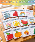 12 Pack 1 Inch 3 Ring Monthly Binder Set For Teachers showing unique seasonal cover labels